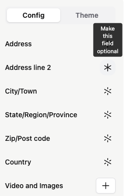 Make a field optional