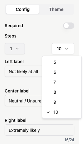 Opinion Scale Steps