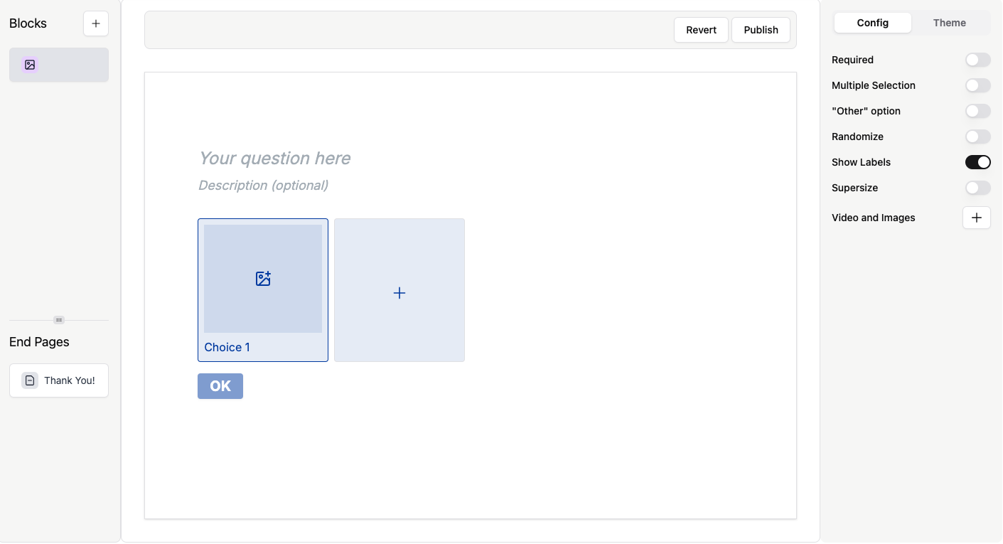Picture Choice question